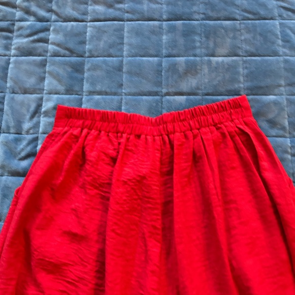 Elegant Red Wide-Leg Pants - Picture 7 of 7